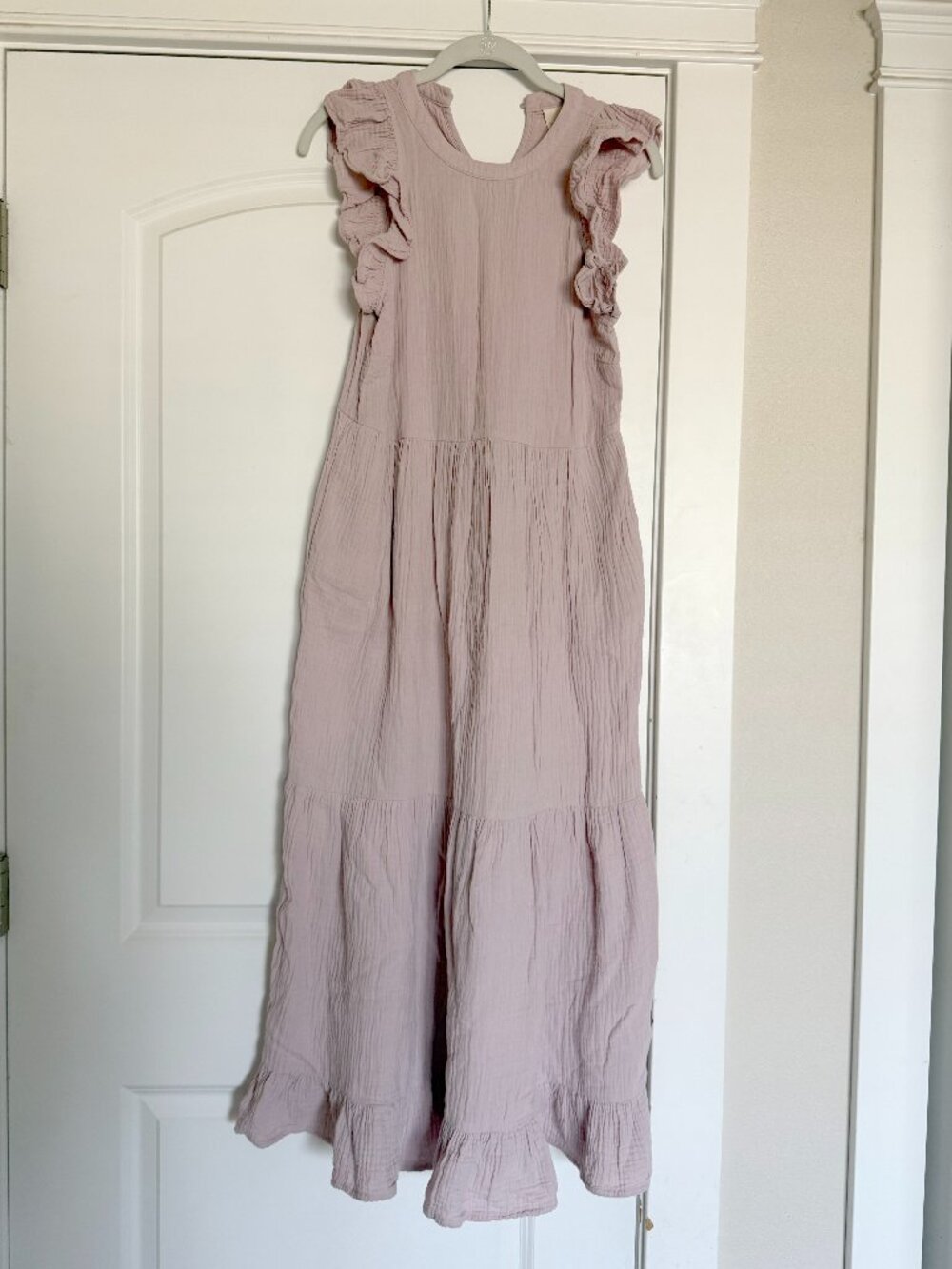 Universal Thread Wrinkled Gauze Dress